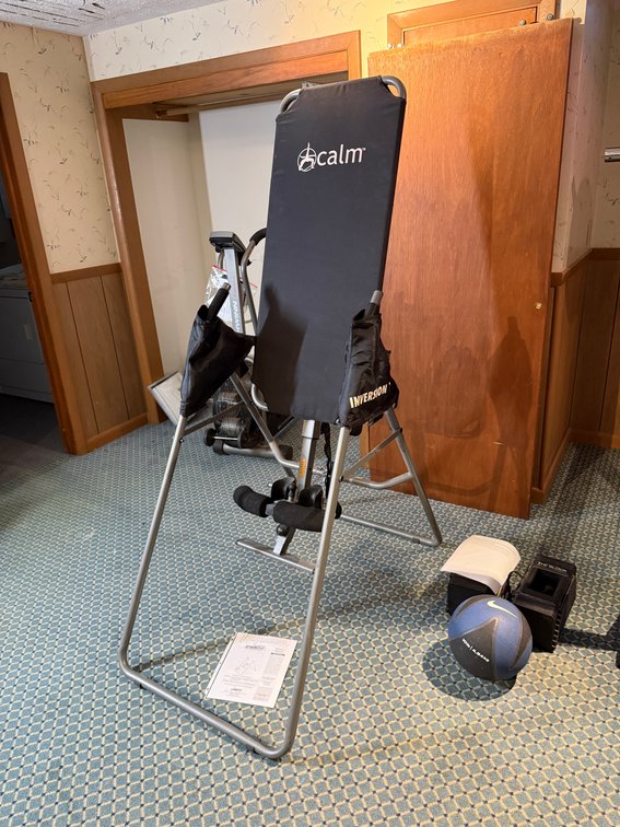 Calm, Stamina Inversion Table Model 55-1527, Exec. Cond., w/ Manual