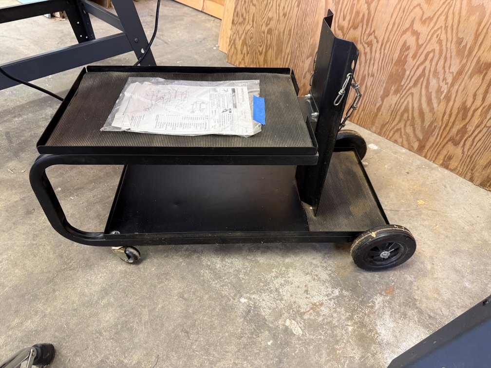 Hobart Running Gear/Cylinder Rack, Welding Cart