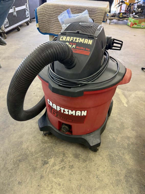 Craftsman 16-Gallon Wet/Dry Vac, 6.0HP