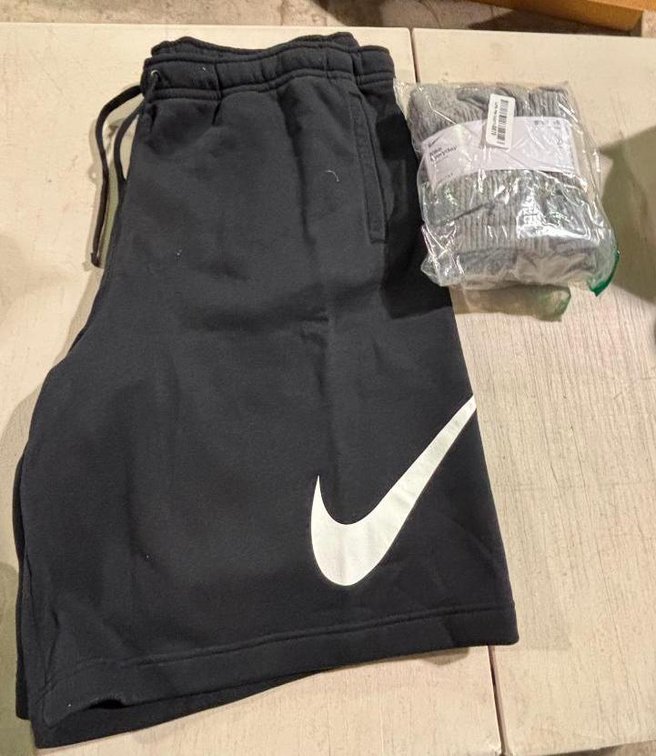 Pair, Size 4XL XXXXL Shorts, Nike Socks, Pack of 6, Women's Size 10-13, Men's 8-12