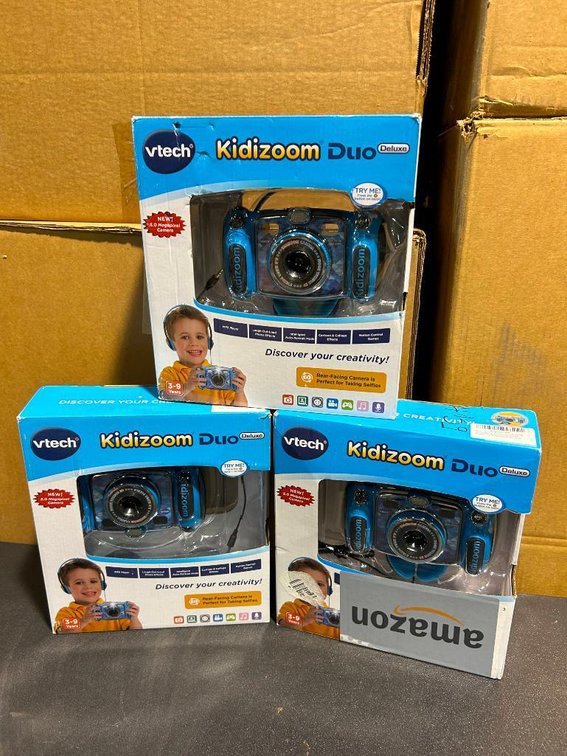 (3) Vtech Kidizoom Duo Deluxe - Camera & Headset