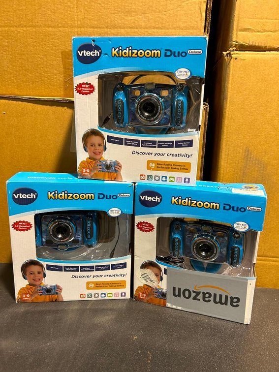 (3) Vtech Kidizoom Duo Deluxe - Camera & Headset