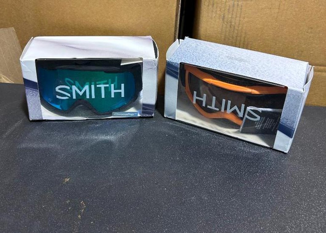 Lot of 2 Smith Snow Goggles