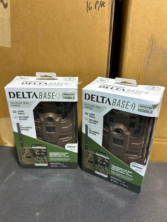 (2) Delta Base Cellular Trail Cameras 