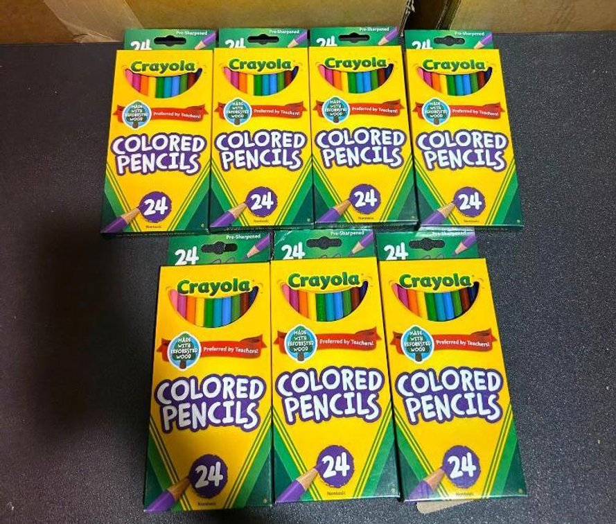 (7) Crayola Colored Pencils 24-Count 