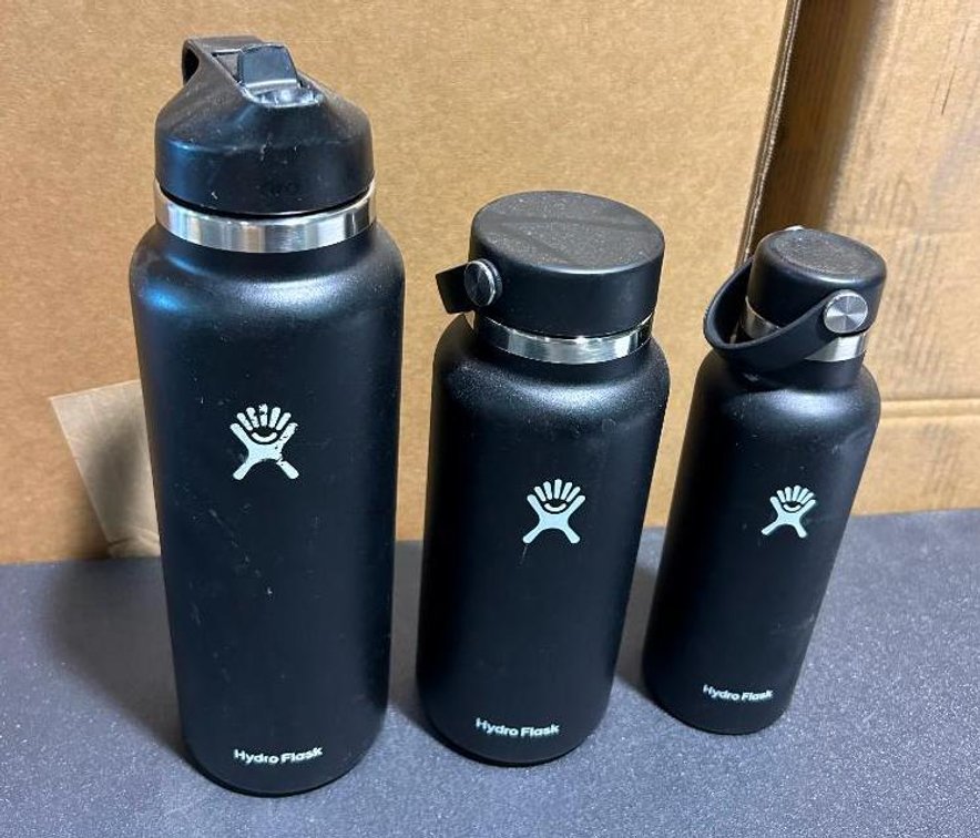 Lot of 3 Hydroflask Insulated Bottles