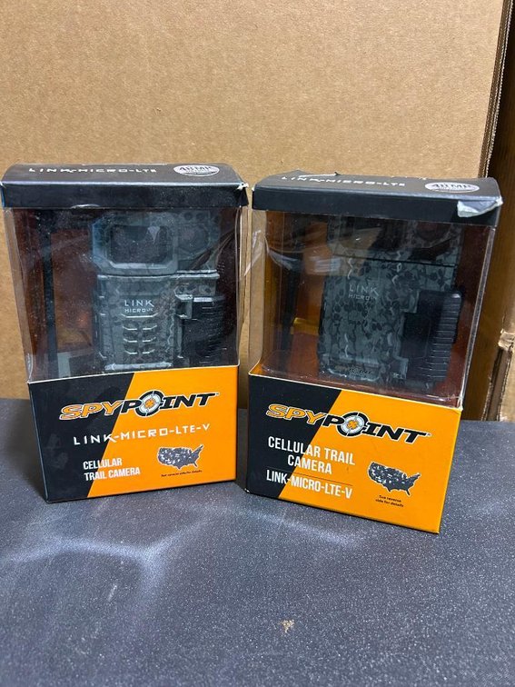 (2) Spypoint Cellular Trail Cameras