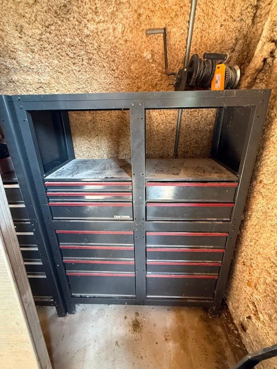 Craftsman Metal Tool Cabinet w/ Two Storage Areas, 58in x 44in x 18in
