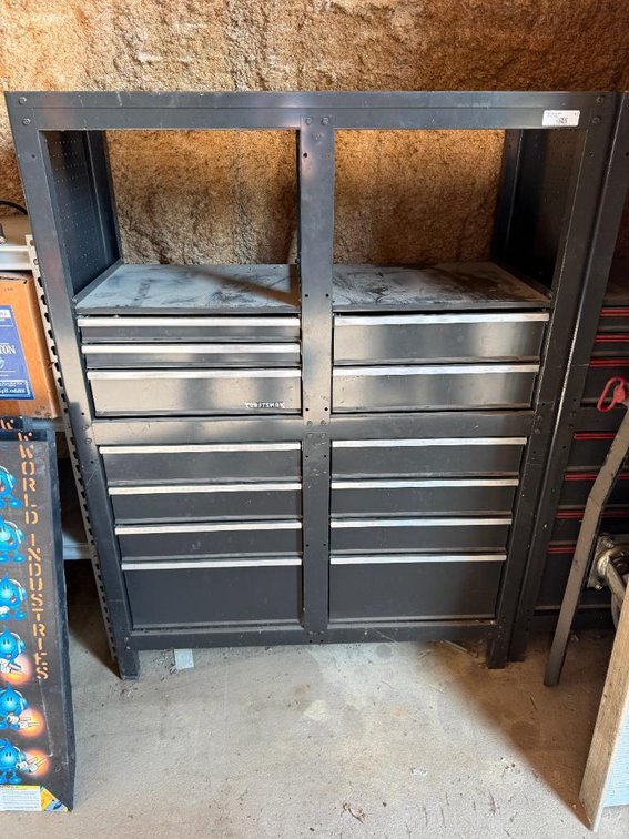 Craftsman Metal Tool Cabinet w/ Two Storage Areas, 58in x 44in x 18in