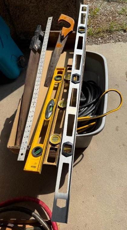 Saws, Levels, Yardsticks