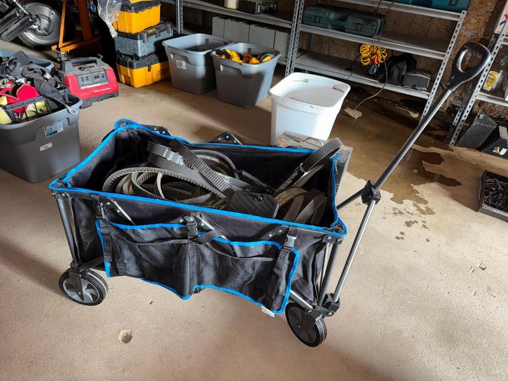 Portable / Collapsable Cart w/ Belt Inventory