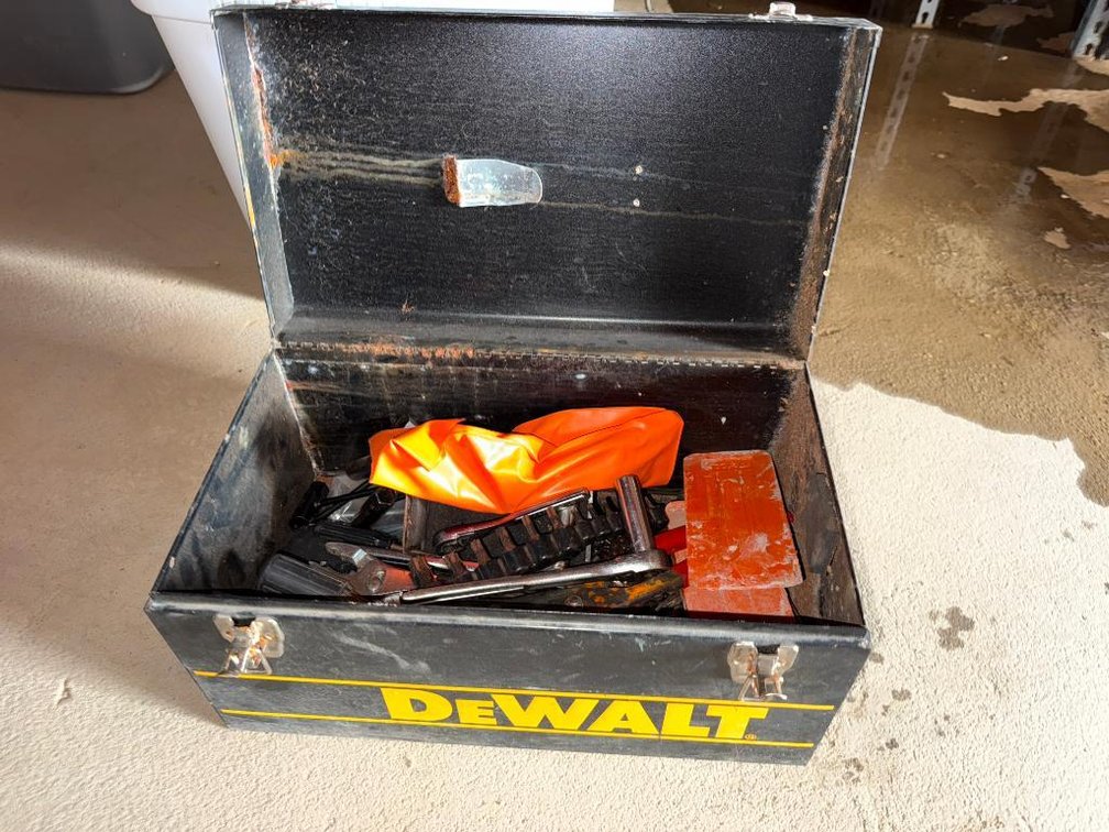 DeWalt Toolbox w/ Misc. Tools, See Images