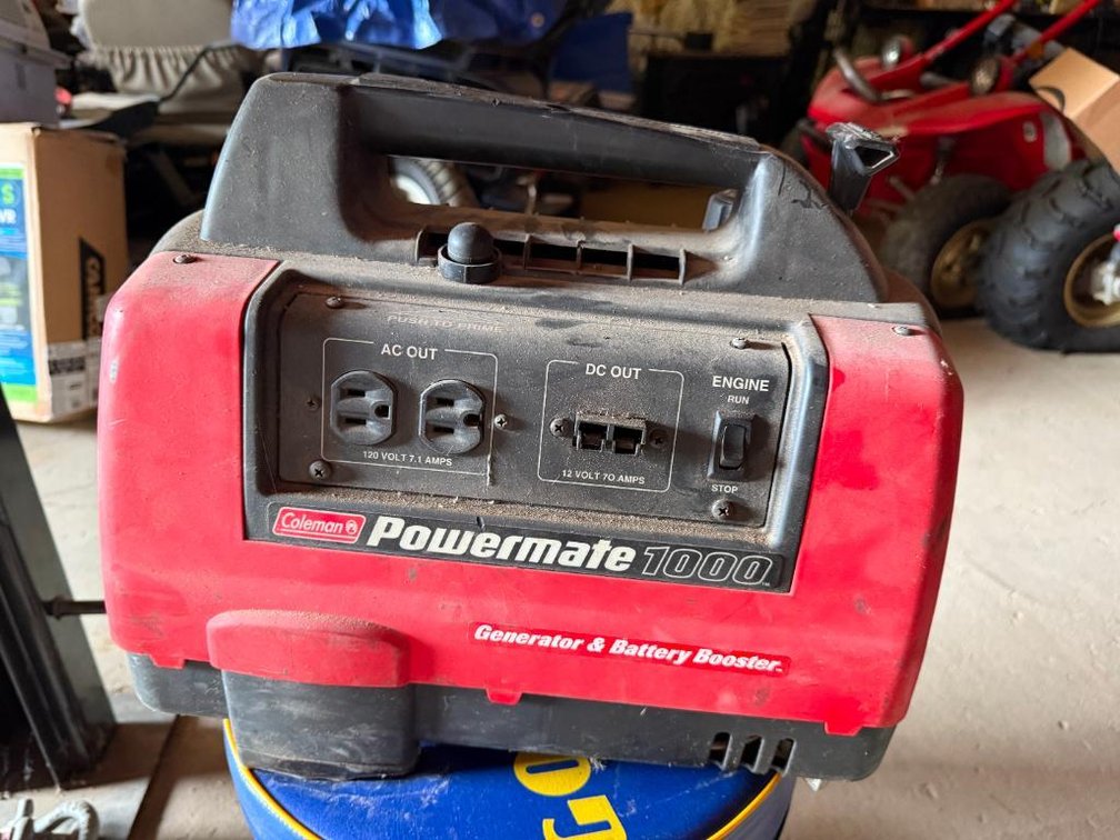 Coleman Powermate 1000 Generator and Battery Booster