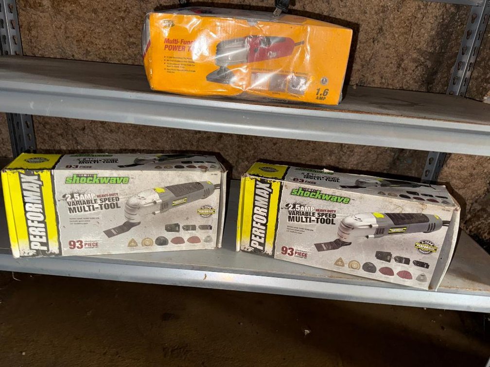 Lot of 3 Electric Multi-Tools