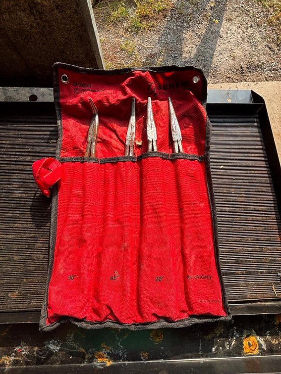 Set of Four Needle Nose Pliers
