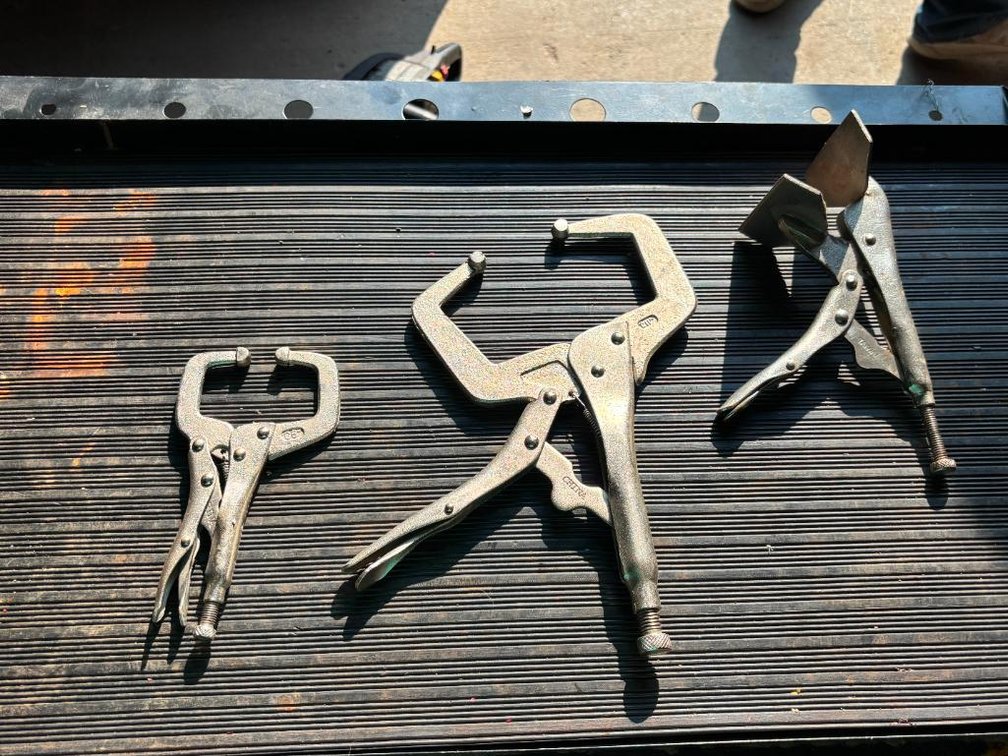 Set of 3 Vise Grips, Welding Vise Grips
