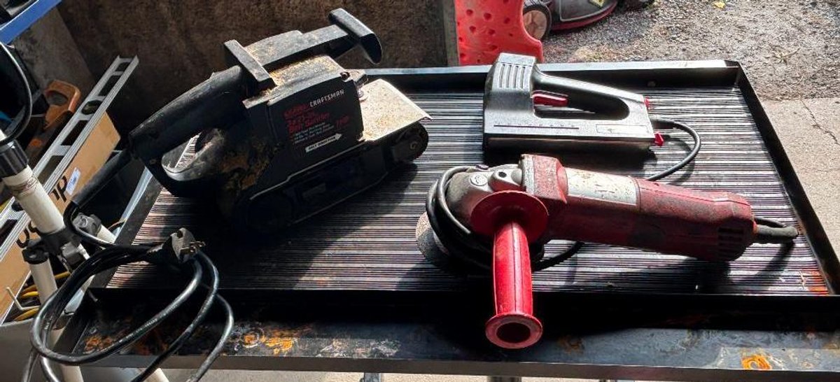 Sears/Craftsman 3x21in Belt sander, Grinder, Electric Stapler