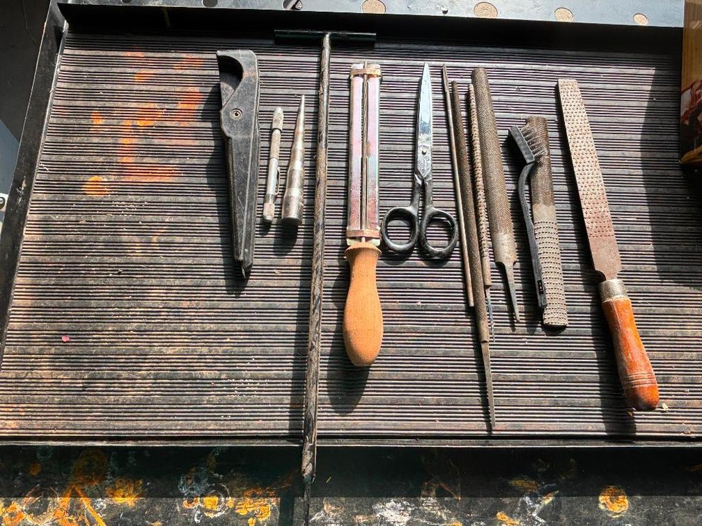Hand Tools, Files, Steel Brush, Scissors, See Images