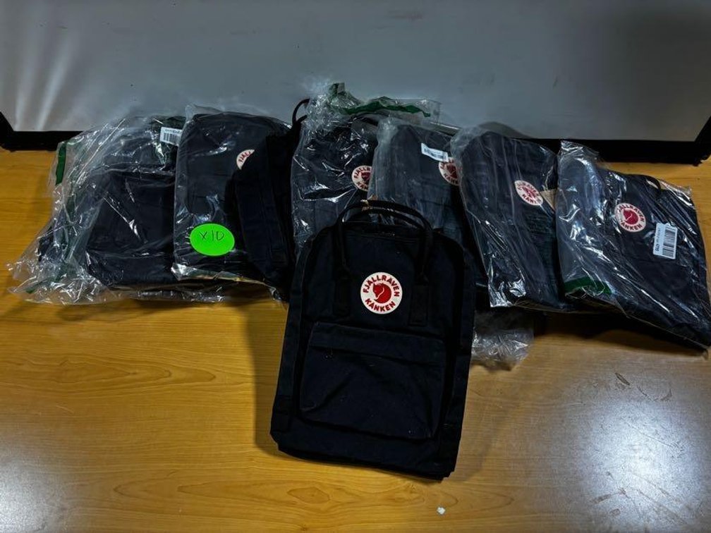 Lot of 10, New, Fjallraven Kanken Backpacks