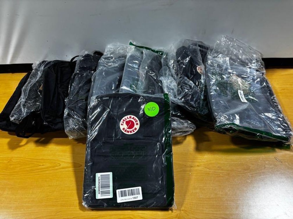 Lot of 10, Fjallraven Kanken Laptop Backpack, Fits 13in Laptops