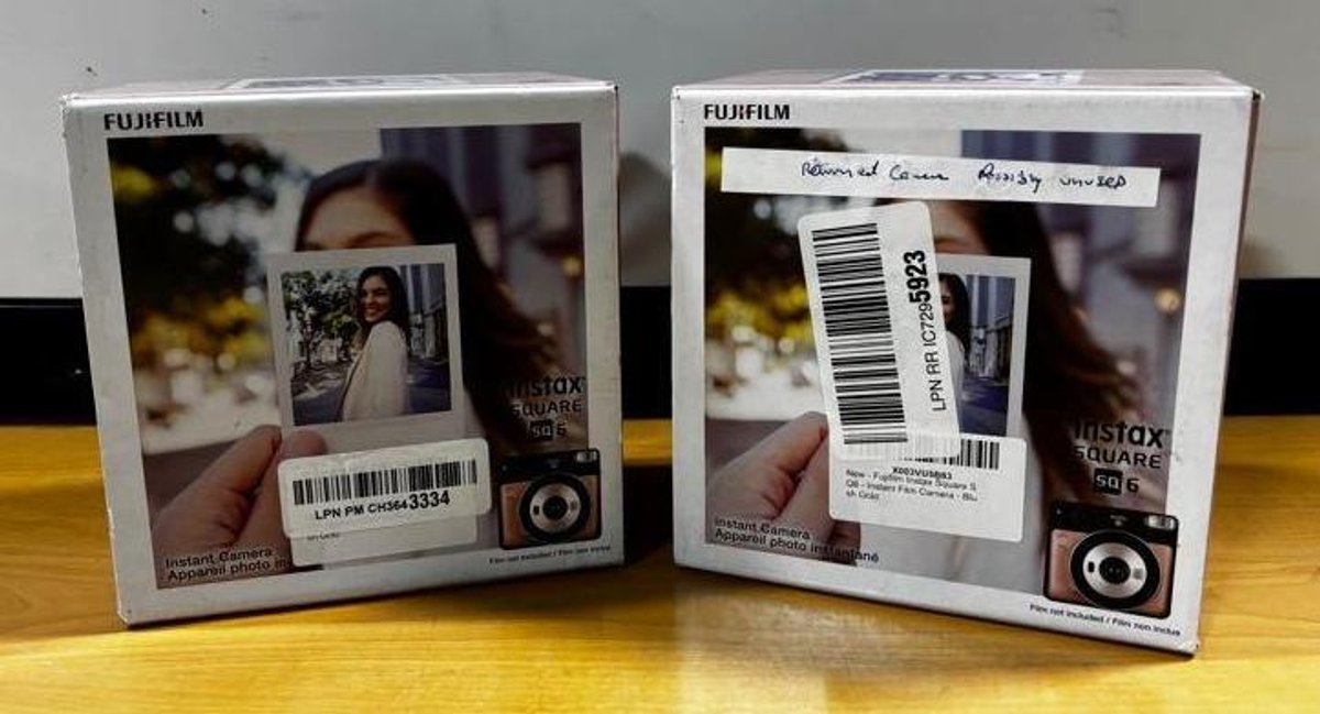 Lot of 2, New, FujiFilm instax Square SQ6 Instant Cameras