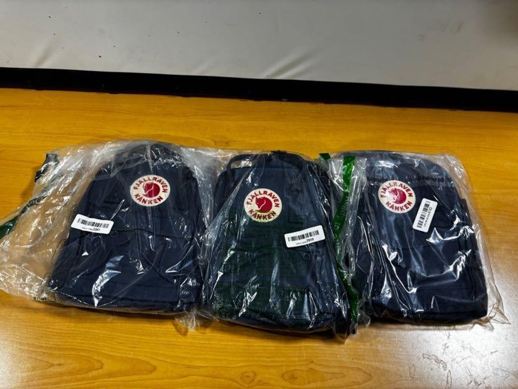 Lot of 3, New, Fjallraven Kanken Backpacks