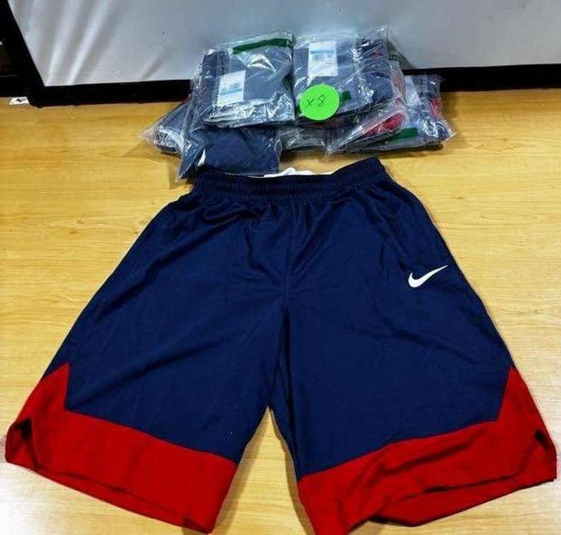 Lot of 8, Nike Men's Size Med. Basketball Shorts