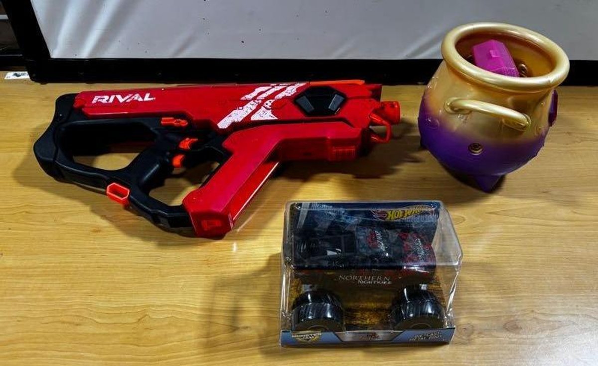 Nerf Rival Gun, Monster Jam Die Cast Truck, Other Toy
