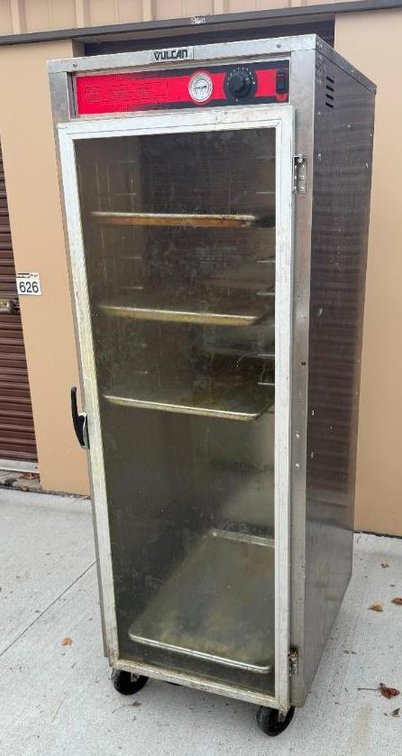 Vulcan VHFA18 Full-Size Non-Insulated Commercial 18-Pan Food Heated Holding Cabinet