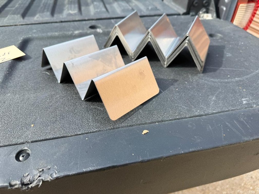 Lot of 12, Stainless Steel Taco Stands