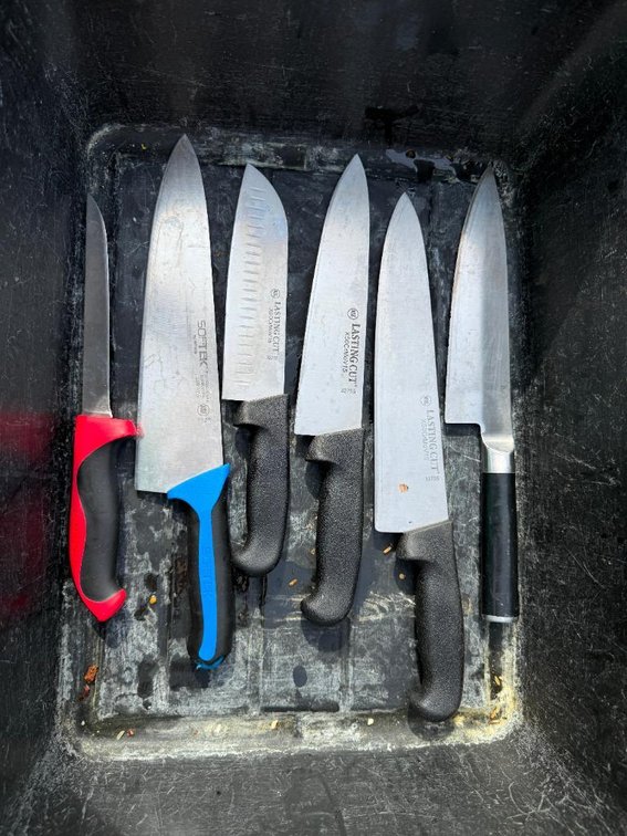Lot of 6, Commercial Prep Knives