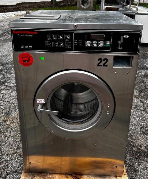 Speed Queen 30lb Commercial Coin-Op Front-Load Washer Model SC30NC2OP60001
