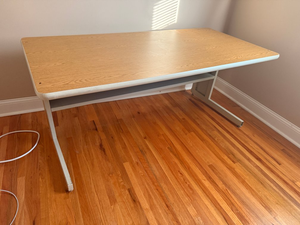 Acco Pro-Form Office Desk No. 508, 60in x 26in x 29in D w/ Modesty Panel & Lower Shelf