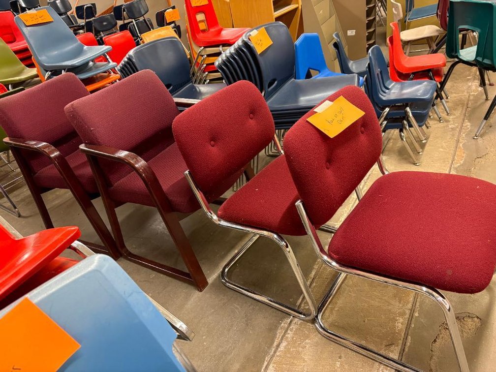 Lot of 4, Chairs, 2 Arm Chairs, 2 Other Chairs