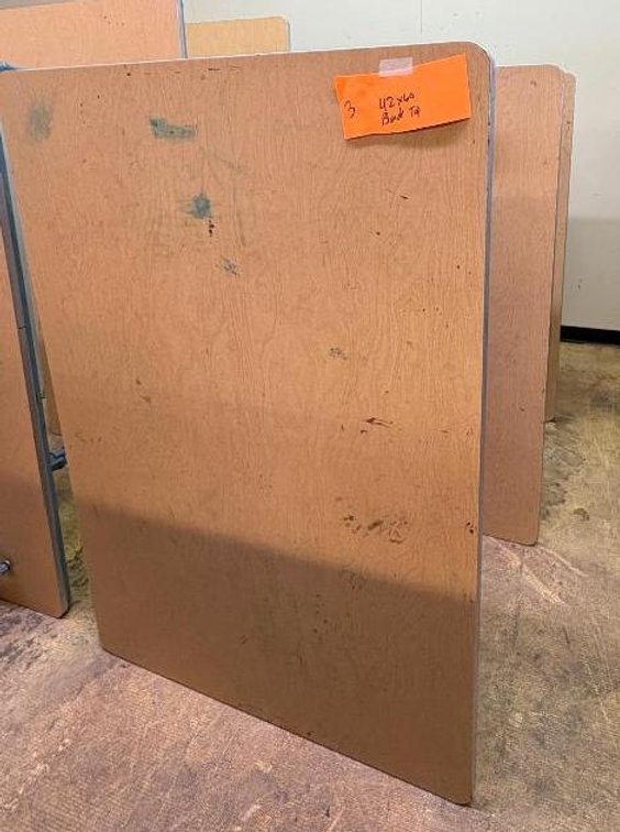 Lot of 3, Large and Wide Work Space Tables, Cooperative Tables, 42in x 60in