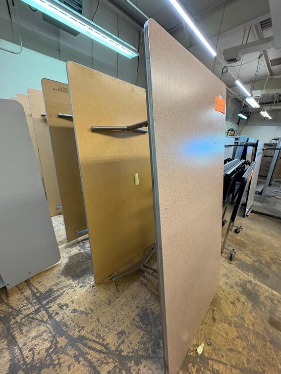 Lot of 6, Laminate Top Work Tables, 72in x 36in
