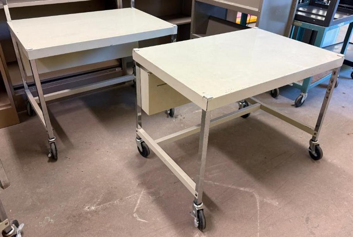 Lot of 2, Mobile Media Carts