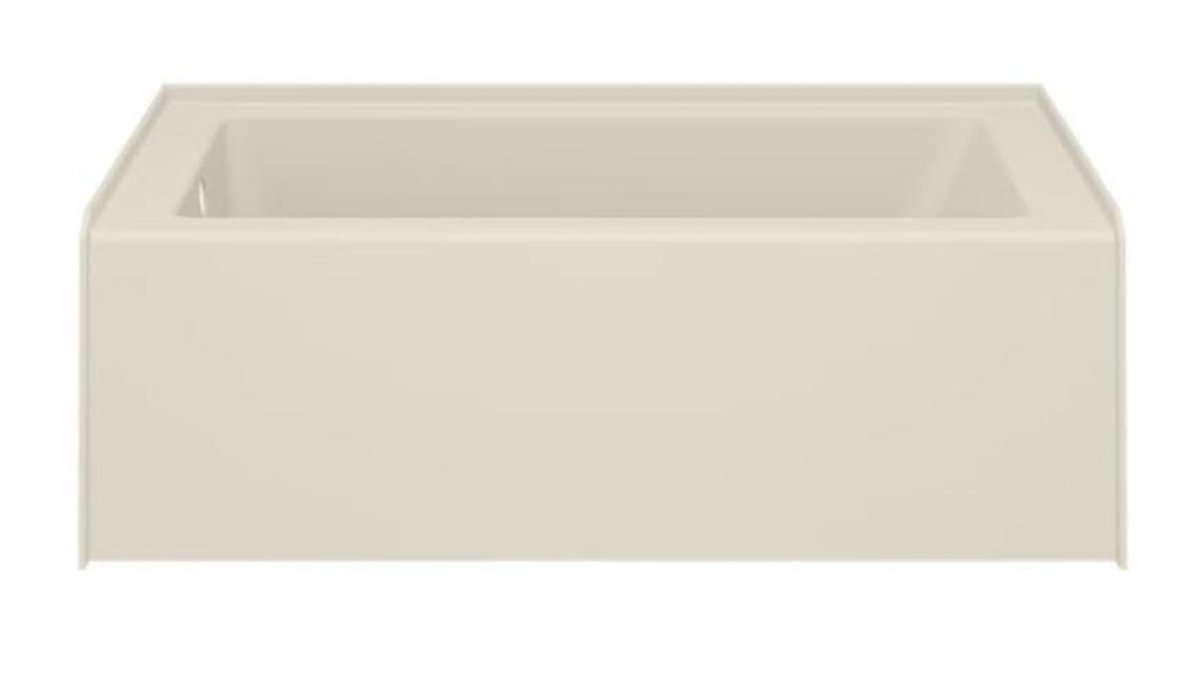 New, Jacuzzi Luxury Bath, Signature Rectangle 6030 Skirted Whirlpool Rh White