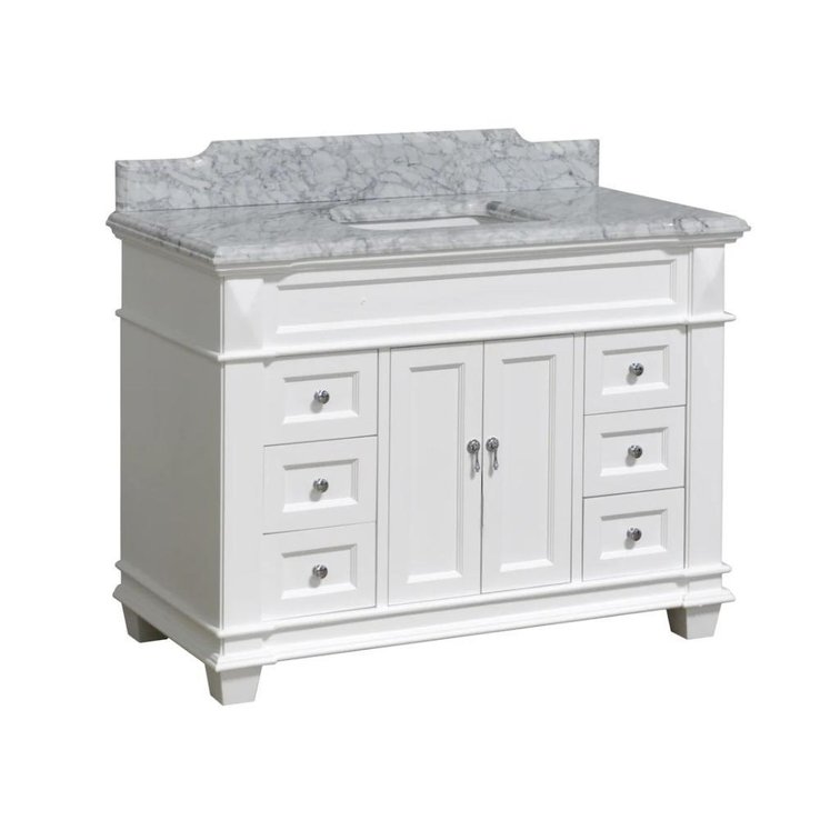 New, Kitchen Bath Collection 48in Bathroom Vanity, SKU: KBC 5948WTQZ