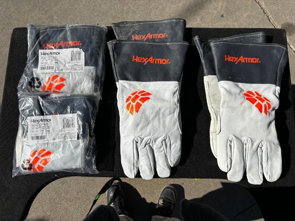 New, 4 Pair, HexArmor Chrome SLT 4062 Size 12 & 13, 3XL, 4XL Cut Resistant Gloves