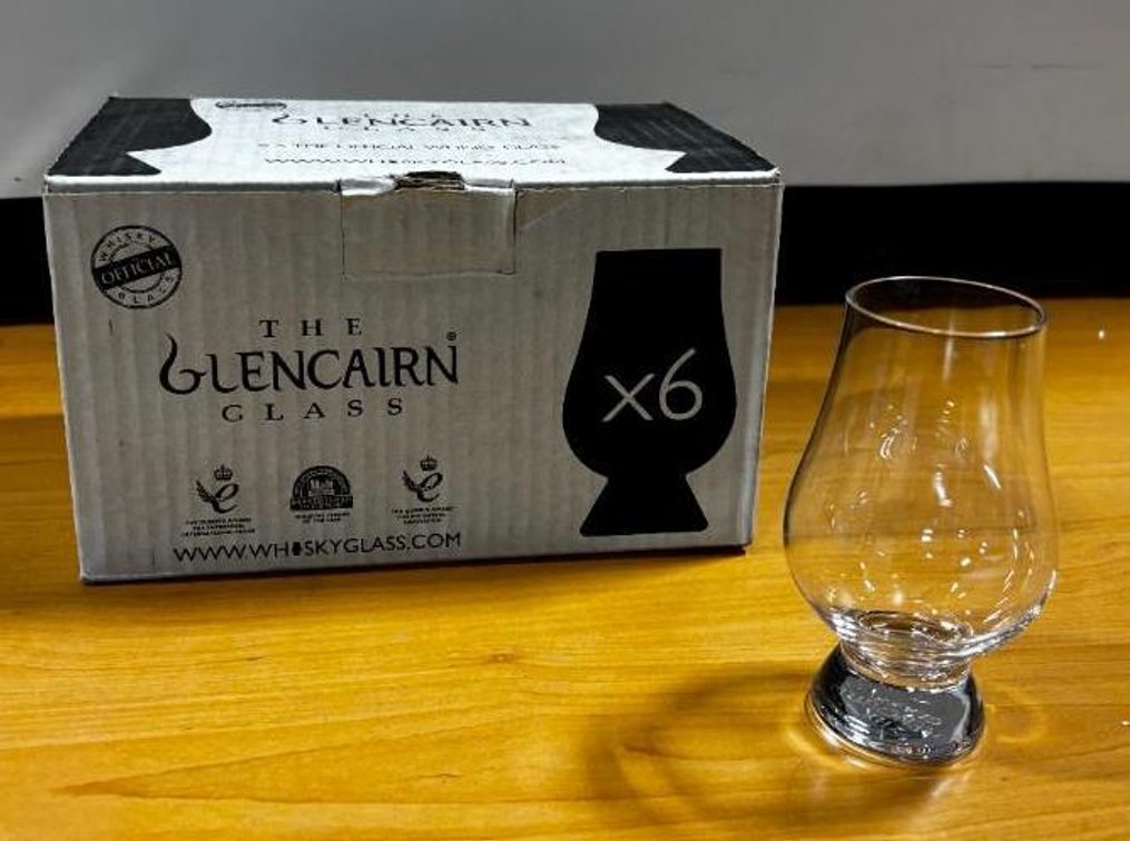 New Case of 6, The Glencairn Glass, The Official Whisky Glass