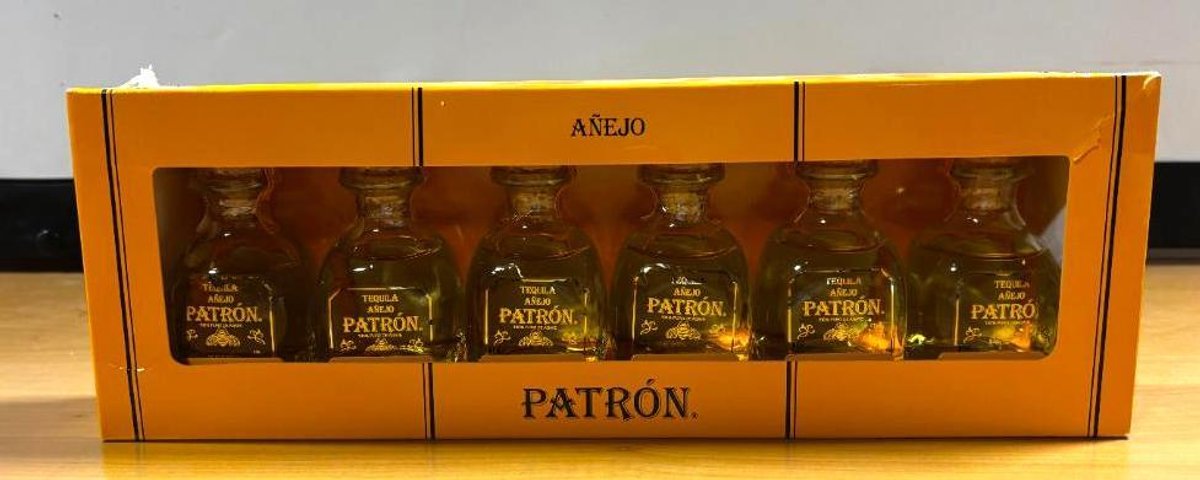 Patron Gift Set, (6) 50ml Bottles, Tequila