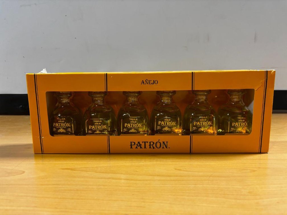 Patron Gift Set, (6) 50ml Bottles, Tequila