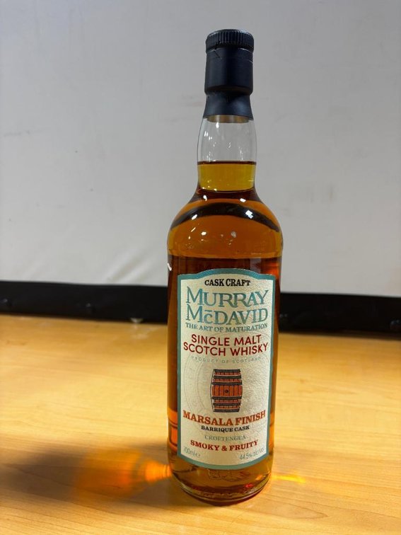 Murray McDavid Single Malt Scotch Whisky, Marsala Finish, Smoky & Fruity, 750ml