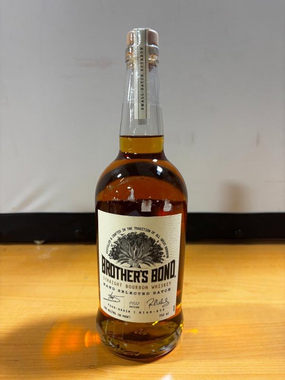 Brother's Bond Straight Bourbon Whiskey Four-Grain, High-Rye, 750ml