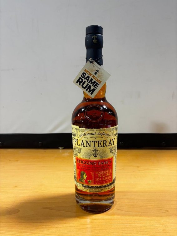 Artisanal Infusion Planteray Stiggins Fancy Pineapple Rum, Orig. Dark, 750ml