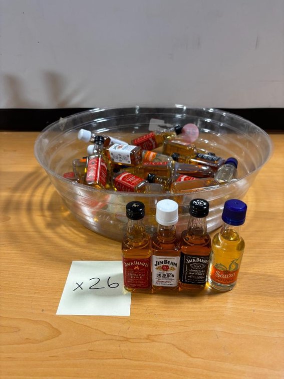 (26) 50ml Bottles of Booze, See Images