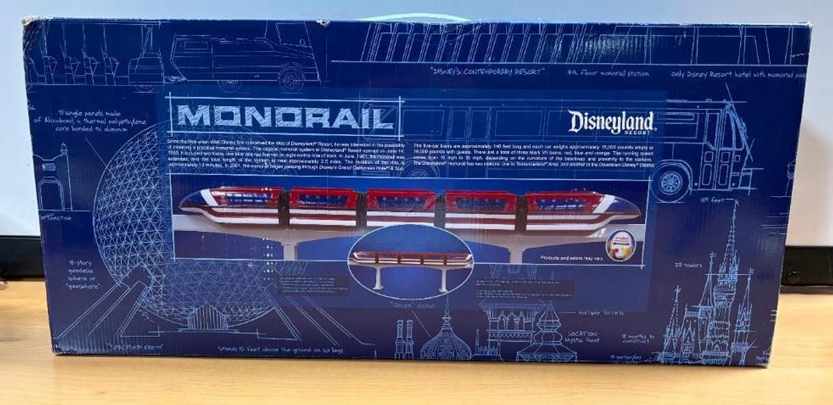 NIB Disneyland Monorail Playset