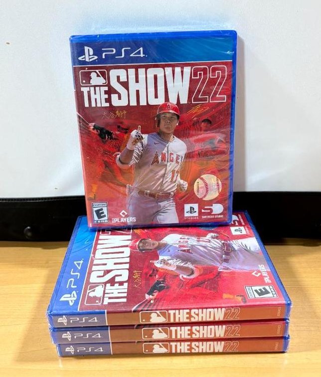4 New PS4 Sealed Video Games MLB The Show 22 Baseball