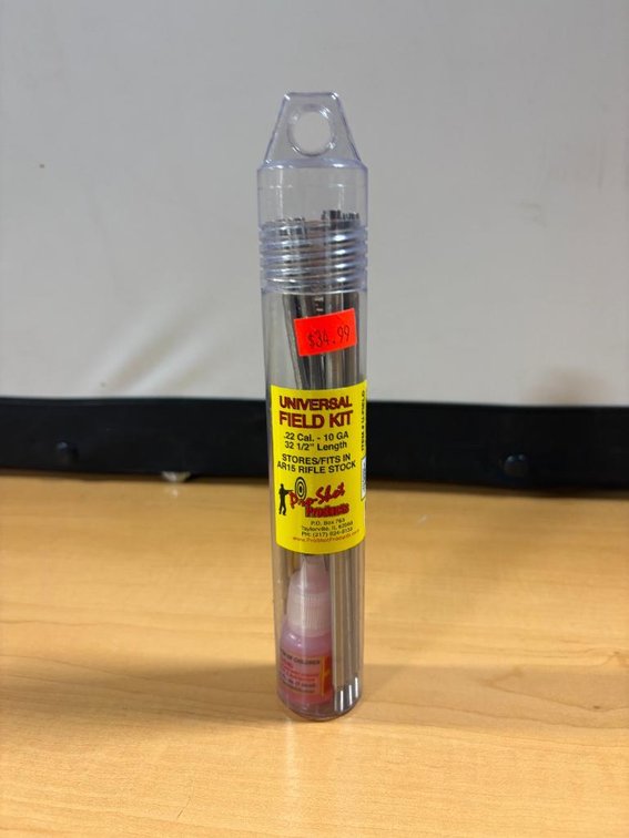 Pro-Shot Products Universal Field Kit .22 Cal. 10GA, 32-1/2in Length Stores/Fits in AR15 Rifle Stock